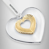 Heart Ornament with Gold